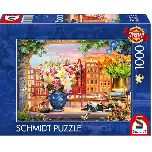 PUZZLE BESUCH IN AMSTERDAM 1000 TEILE VON SCHMIDT SPIELE NEU OVP