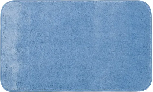 Gözze Premium Rutschfester Badteppich RIO, 70x120 cm in blau von Gözze