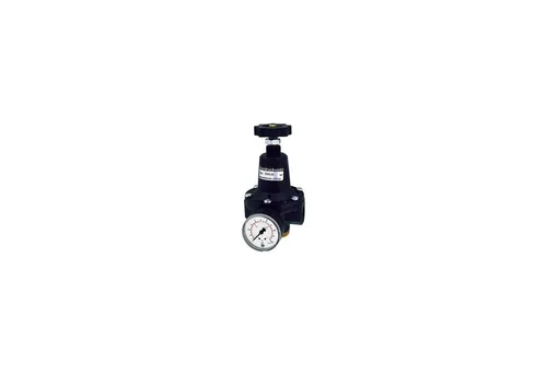 Riegler Druckbegrenzungsventil mit Manometer, G 1/2, 0,1 - 3,0 bar - Robustes Druckbegrenzungsventil mit Manometer zur optimalen Absicherung pneumatischer Systeme, max. 60 °C, manuell einstellbar für präzise Druckkontrolle.