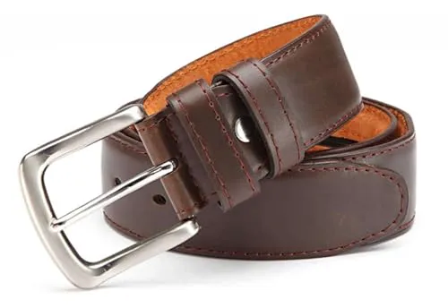 BEZLIT Herren Safe Gürtel Tresorgürtel Kunst Leder 30511 Braun 95 cm