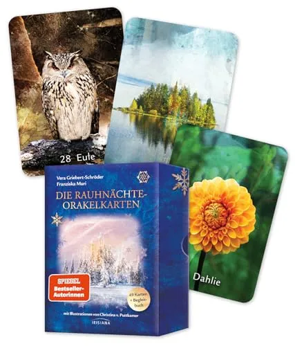 Die Rauhnächte-Orakelkarten: 49 Karten und Begleitbuch für Inspiration - Entdecken Sie die kraftvollen Rauhnächte-Orakelkarten mit 49 Karten und Begleitbuch. Ideal zur Unterstützung Ihrer persönlichen Entfaltung und für kreative Inspiration.