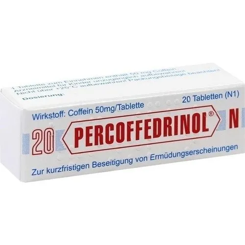 PERCOFFEDRINOL N 50 mg Tabletten 20 St. PZN 02756794