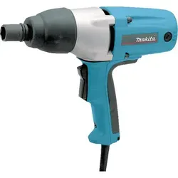 Makita Schlagschrauber TW0350J – 350Nm Profi-Werkzeug - Akkuschrauber mit 350Nm Drehmoment, ideal für anspruchsvolle Schraubarbeiten. Inklusive Steckschlüssel und praktischem Transportkoffer für einfache Handhabung.