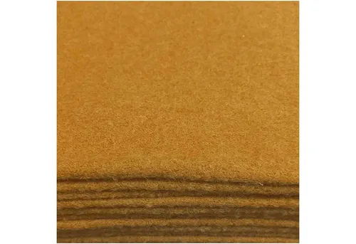 maDDma Stoff Walkloden Wollstoff ab 0,5m x 1,45m Meterware, senfgelb