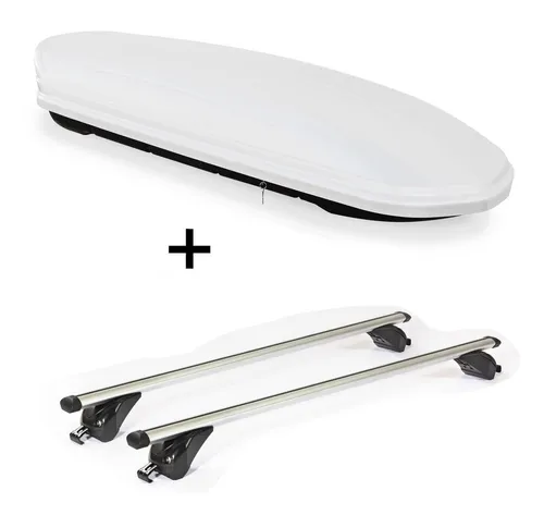 Dachbox MAA460L weiß+Dachträger KING1 für Bmw X3 F25 5Tür 11-17