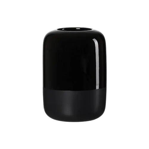 Ritzenhoff & Breker Dome Vase 20 cm - Vasen: Handglasiert aus robuster Keramik, glänzend und seidenmatt, ideal für stilvolle Blumendekorationen und vielseitig einsetzbar auf Tischen, Sideboards oder Fensterbänken.