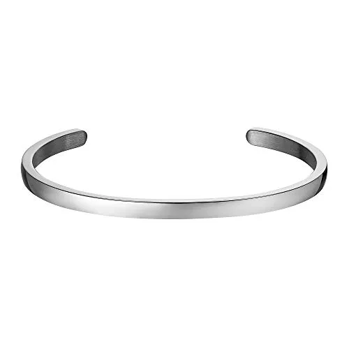 Heideman Amplexus Armband für Damen aus poliertem Edelstahl - Elegantes Armband aus hautsympathischem Edelstahl, perfekt kombinierbar mit anderem Schmuck oder solo ein Blickfang. Hergestellt in Deutschland unter höchsten Qualitätsstandards.