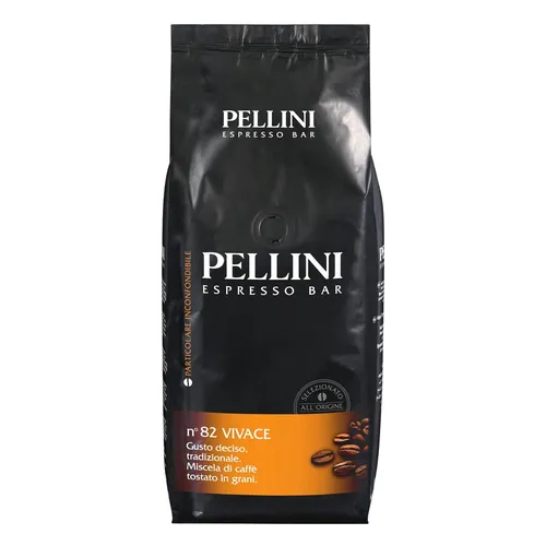 Pellini Espresso Bar no.82 Vivace Bohnen 6 x 1 kg - Italienischer Espresso mit vollem Aroma, ideal für Kaffeeliebhaber. Perfekt für die Zubereitung eines authentischen italienischen Espresso zu Hause.