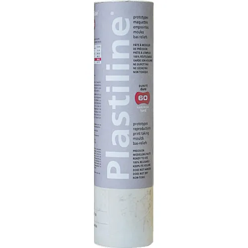 Plastiline Knete 1 kg - Elfenbein 1160T, Härtegrad 60 (hart) - Knete für präzises Modellieren, behält ihr Volumen und hinterlässt keine Rückstände. Ideal für stabile Modelle in Kunst und Handwerk.