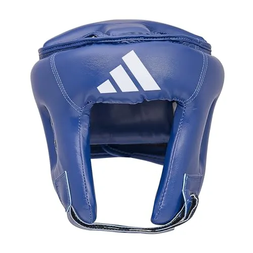 adidas Kinder Kopfschutz Rookie Head Guard, Blau, M EU - Kopfschützer für Kampfsport, gefertigt aus PU3G Material mit I-PROTECH-Technologie für optimalen Schutz und Komfort.