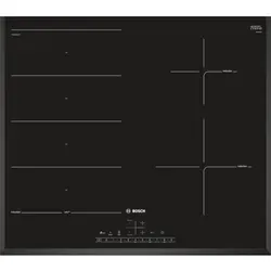 Bosch Serie 6 PXE651FC1E Einbau-Induktionskochfeld, 4 Brenner, Schwarz - Schwarz