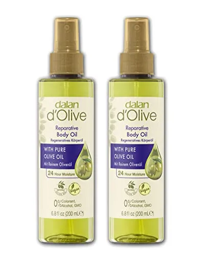2er Set, Dalan d´Olive Körperöl in Sprühflasche, (2x200ml)