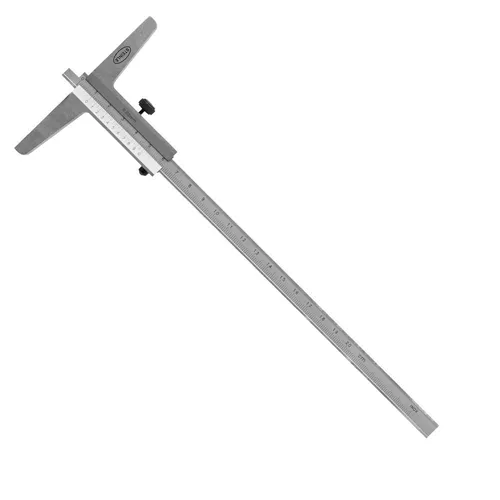 STEINLE 1643 Tiefenmeßschieber Tiefenmessschieber Tiefenlehre Nonius 200 mm