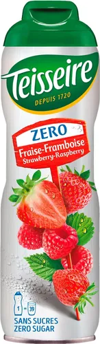 Teisseire Sirup Erdbeer-Himbeer zero Zucker 600ml - Cocktails (1er Pack)