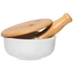 Keramischer Mörser mit Deckel, 12 cm – Gewürzmühlen & -Streuer