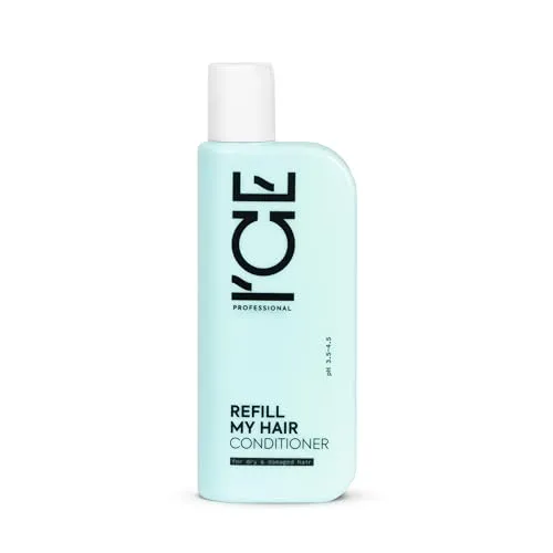 ICE Professional Refill My Hair Conditioner 250 ml – Haarspülung Nachfüllpack, Pflege & Entwirrung für trockenes und geschädigtes Haar, mit natürlichen Extrakten – Salonqualität, alle Haartypen