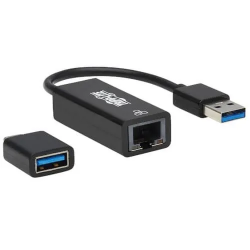Produktbild Tripp Lite USB-C, USB-A to RJ45 Gigabit Ethernet Network Adapter (2xM/F), USB 3.