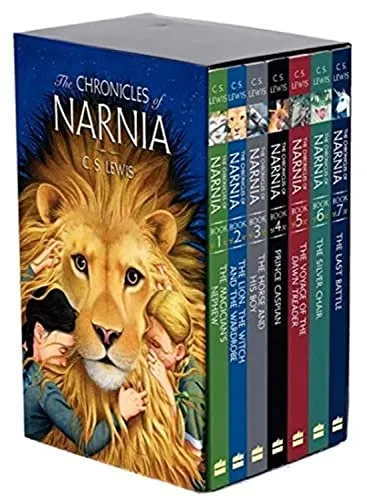 The Chronicles of Narnia 7-Book Box Set + Trivia Book - Literaturklassiker für Kinder, inklusive illustriertem Slipcase und Trivia Book für spannende Zusatzinformationen über Narnia.