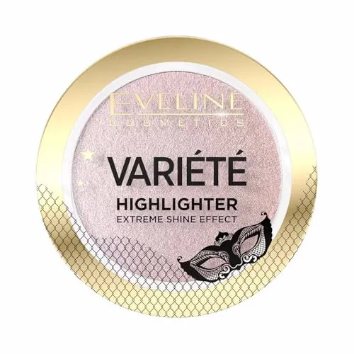 Eveline Cosmetics Variété Glow Enhancing Highlighter Puder - Strahlendes Finish mit natürlichen Inhaltsstoffen, 10g