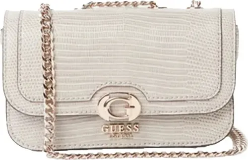 GUESS Orlina Umhängetasche Taupe - Umhängetasche aus 100% Polyurethan, stilvolles Design in Taupe, ideal für den täglichen Gebrauch und perfekt für jede Gelegenheit.