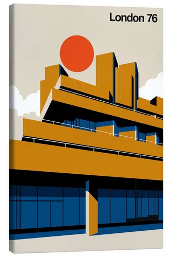 Posterlounge Wandbild London 76, Bo Lundberg, erhältlich als Poster, Leinwandbild, Wandsticker oder Acrylglasbild