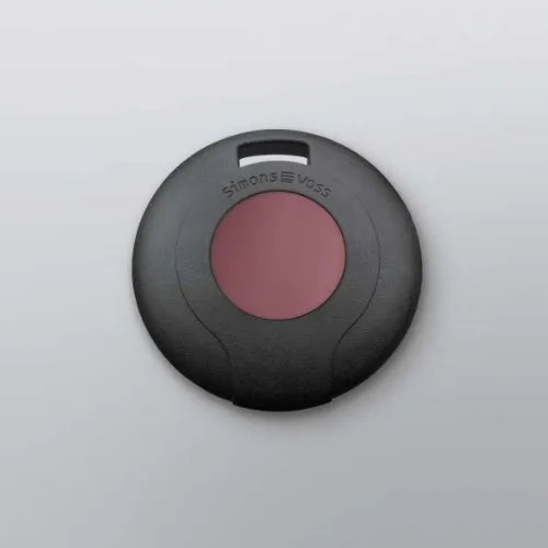 SimonsVoss Transponder 3064 G2 rot - Digitale Schlüssel für smartes Wohnen, IP 65, bis zu 400.000 Betätigungen, ideal für digitale Schließzylinder und SmartHandles.