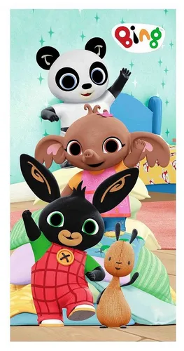 Jerry Fabrics Handtuch Kinder Strandtuch Handtuch Bing Bunny Flop Sula, Frottee (1-St)