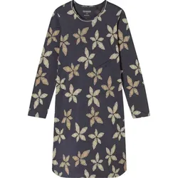 Schiesser Damen Sleepshirt Bigshirt Langarm, 100cm Modal-Comfort Nachthemd