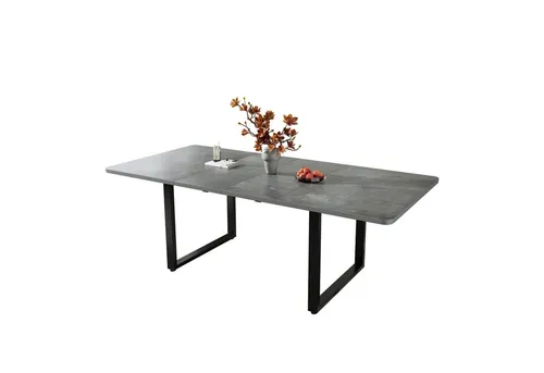 REDOM Esstisch 3-stufig ausziehbarer Esstisch für 6 bis 10 Personen (Packung, 1-St., Vielseitig für Esszimmer, Küche oder offene Wohnbereiche), In MDF, Längen: 140/180/220 x 90 cm, einfacher Stil