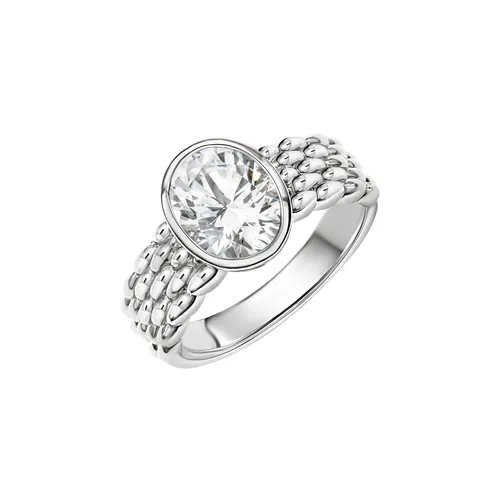 Eleganter Zeeme Silber Ring 925/- mit Zirkonia in weiß von ZEEme