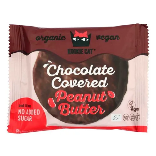 Peanut Butter - Chocolate covered 50g | KOOKIE CAT