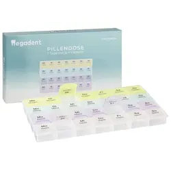 Pillendose 7 Tage+4 Fächer