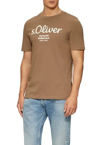 s.Oliver Baumwoll-T-Shirt mit Logo-Print