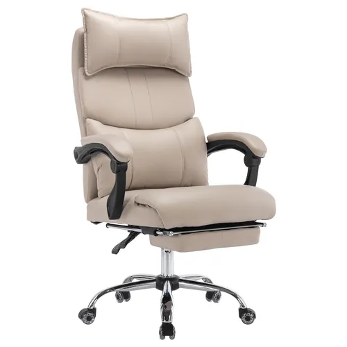 SEEDWAVE Ergonomischer Bürostuhl mit Fußstütze und Kopfstütze