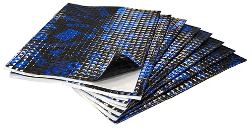 160DB Zeus Sound Damping AluButyl - Sonstiges TV-Zubehör mit optimalem Klangerlebnis durch selbstklebende Dämmung, 2 mm Stärke, ideal bis 160 dB, 8 Platten für umfassenden Schallschutz.