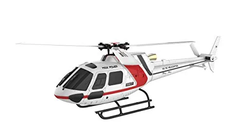Amewi AS350 RC Hubschrauber RtF 700er - Rot Weiß, ideal für allgemeine Arbeiten mit robustem Stahl und vielseitigem Einsatz
