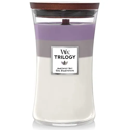 WoodWick Trilogy Amethyst Sky 609,5 g in lila von WoodWick