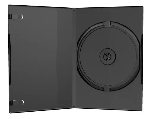 DVD CD Hüllen slim 7mm black 10