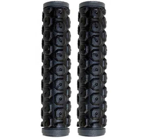 Velo Fahrradlenkergriff Velo Griffe D2 KNOBS 130mm schwarz grau