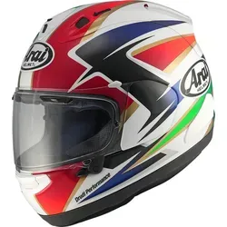 Arai RX-7V Evo Cadalora Restyle Helm, Größe S - Hochwertiger Motorradhelm mit PB-SNC2 Außenschale, variablem Achsensystem und optimierter Belüftung für maximalen Komfort und Sicherheit.
