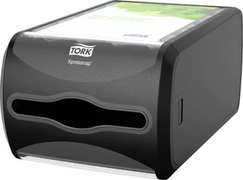 TORK Serviettenhalter Signature line 272511 - Kompakter Thekenspender für Restaurants, hygienische Einzelblattausgabe reduziert Verbrauch um 25%, ideal für Selbstbedienung.
