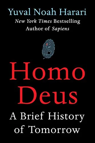 Homo Deus von Yuval Noah Harari - Faszinierendes Lehrbuch über die Zukunft der Menschheit, Hardcover-Ausgabe mit 449 Seiten, perfekt für Studierende der Sozialwissenschaften.