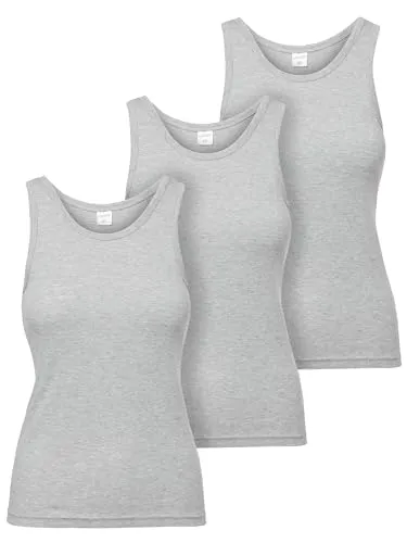 Ladeheid Unterhemd Trägertop Damen 3er-Pack