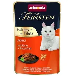 ANIMONDA Cat Vom Feinsten Adult Ente + Putenfilet 85g Beutel