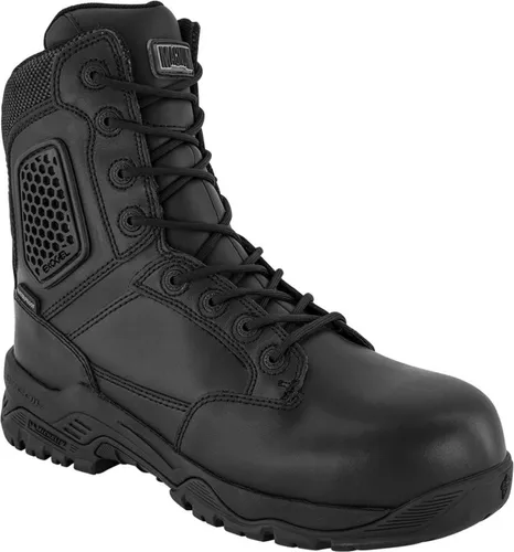 Magnum Strike Force 8.0 Unisex Sicherheitsstiefel - Herren Militär- & Einsatzstiefel mit wasserdichtem, atmungsaktivem Futter und Exogel-Anknöchel-Schutz für höchsten Tragekomfort und Sicherheit.