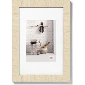 walther-design Bilderrahmen Home HO030W, 20 x 30 cm, Echtglas, Holzrahmen cremeweiß