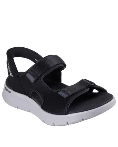 Skechers Herren Sandals, Black, 45 EU - Wanderschuhe, bequeme und strapazierfähige Sandalen für Outdoor-Aktivitäten mit optimalem Fußkomfort.