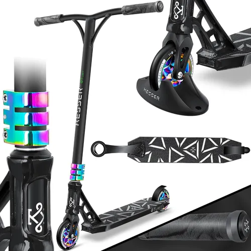 KESSER® Stunt Scooter GT-Limit mit 360° Lenkung - Roller / Kickboards - Der KESSER GT-Limit Stuntscooter bietet rutschfeste Trittfläche, ABEC 9 Kugellager und robuste 110 mm PU Räder für ultimativen Fahrspaß und Sicherheit für Kinder und Erwachsene.