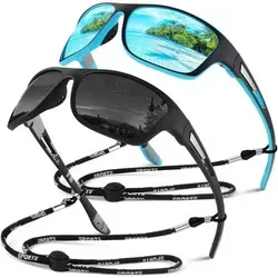 Sunier Polarisierte Sonnenbrille für Herren und Damen