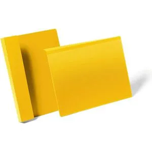 Durable Kennzeichnungstasche 172304 A4 quer, gelb in gelb von DURABLE